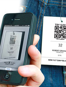 MLOVE Mobile Trend Report January 2013 - System sends clothes straight to fitting room