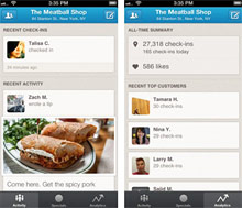 MLOVE Mobile Trend Report 03-2013 Foursquare app for companies